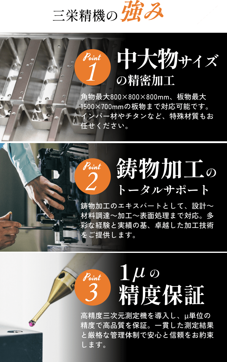 三栄精機の強み